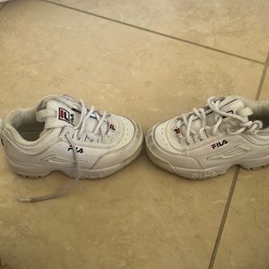 Shoes fila white